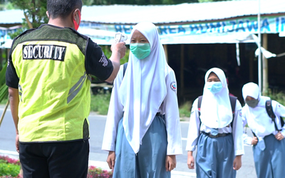 Protokol Kesehatan di SMP MA'ARIF NU 3 JATINEGARA